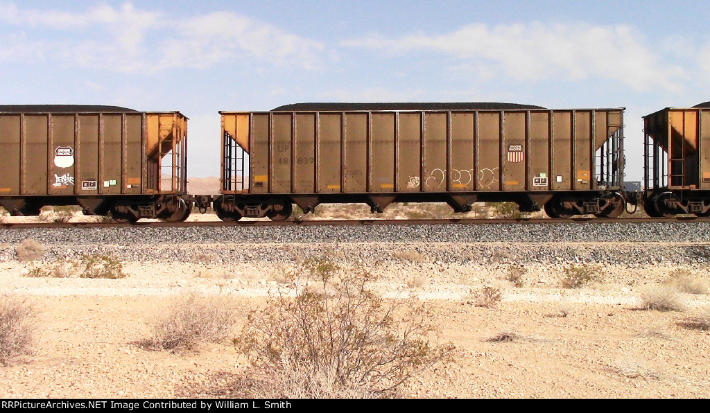 WB Unit Loaded Coal Frt at Erie NV W-Pshr -89